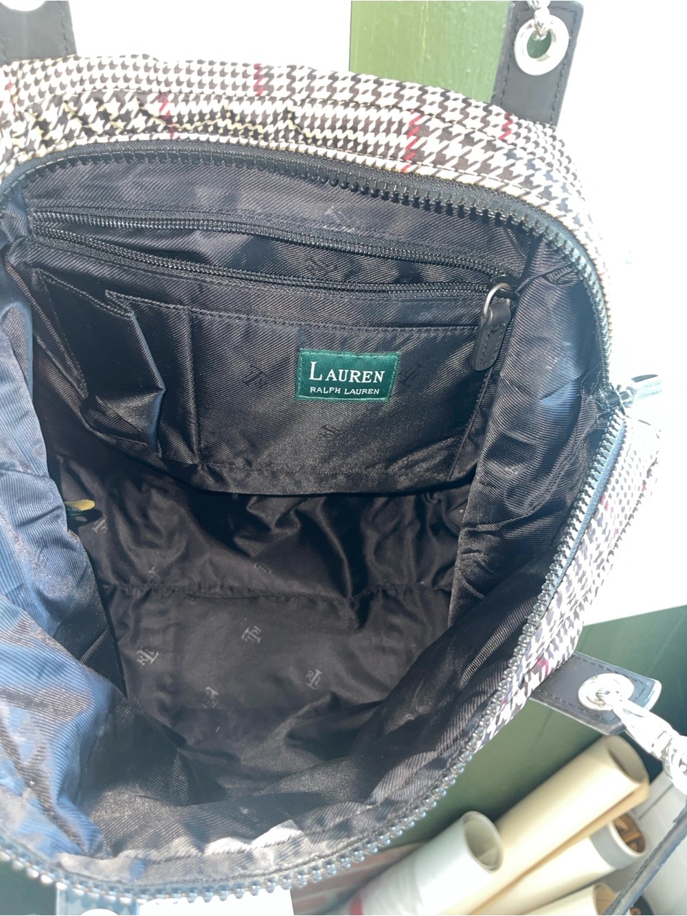 Ralph Lauren houndstooth bag - Picture 5 of 5